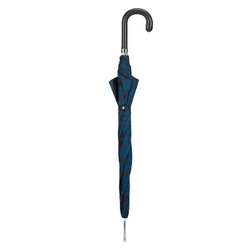 Casa Padrino Paraguas de lujo para hombre estampado camuflaje azul - Hecho a mano en Italia - Longitud 95cm Diametro 110cm