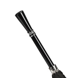 Casa Padrino Paraguas de lujo elegante para hombre - Apertura automática - 100% Poliéster - Mango de lujo - Longitud 95cm - Diámetro 110cm Casa Padrino Paraguas de lujo elegante para hombre - Apertura automática - 100% Poliéster - Mango de lujo - Longitud 95cm - Diámetro 110cm