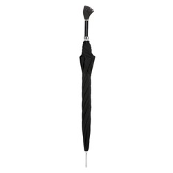 Casa Padrino Paraguas de lujo para hombre Gorilla con apertura automática y mango de latón esmaltado, 95cm, diámetro 110cm