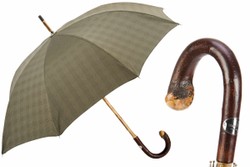 Casa Padrino Paraguas de lujo para hombre de madera de castaño - Hecho a mano - Longitud 92 cm - Diámetro 110 cm Casa Padrino Paraguas de lujo para hombre de madera de castaño - Hecho a mano - Longitud 92 cm - Diámetro 110 cm