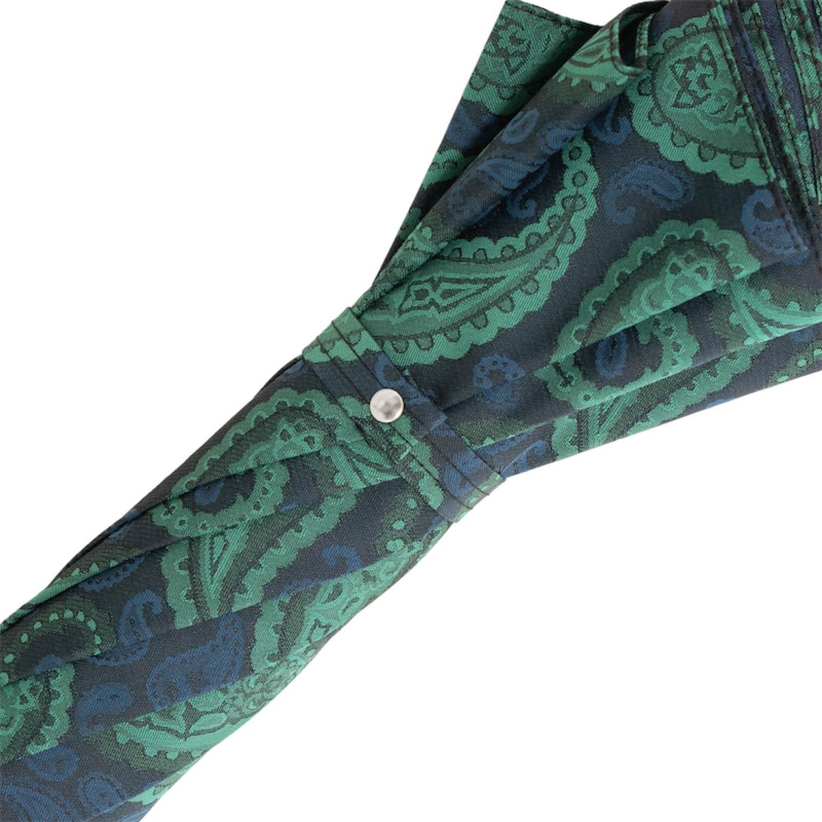 Casa Padrino Paraguas de Lujo para Hombre Paisley Turquesa Hecho a mano en Italia 92cm x 110cm Casa Padrino Paraguas de Lujo para Hombre Paisley Turquesa Hecho a mano en Italia 92cm x 110cm
