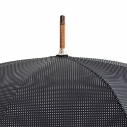 Casa Padrino Paraguas de lujo para hombre Punto Bianco con mango de piel de avestruz, blanco, longitud 92 cm, diámetro 110 cm Casa Padrino Paraguas de lujo para hombre Punto Bianco con mango de piel de avestruz, blanco, longitud 92 cm, diámetro 110 cm