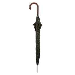Italienischen Regenschirm mit Ledergriff für Herren - Handmade in Italy
