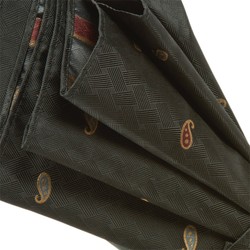 Italienischen Regenschirm mit Ledergriff für Herren - Handmade in Italy