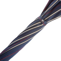 Casa Padrino Paraguas Italiano Hecho a Mano con Mango de Cuero Azul para Hombre - 92cm x 110cm Casa Padrino Paraguas Italiano Hecho a Mano con Mango de Cuero Azul para Hombre - 92cm x 110cm