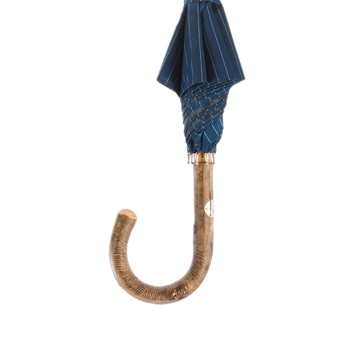 Casa Padrino Paraguas de lujo para hombre de madera de fresno, Hecho a mano, Negro, Longitud 92 cm, Diámetro 110 cm Casa Padrino Paraguas de lujo para hombre de madera de fresno, Hecho a mano, Negro, Longitud 92 cm, Diámetro 110 cm