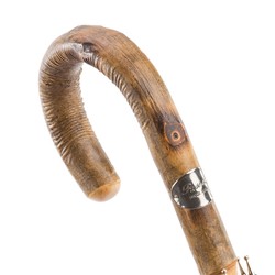 Casa Padrino Paraguas de lujo para hombre de madera de fresno, Hecho a mano, Negro, Longitud 92 cm, Diámetro 110 cm Casa Padrino Paraguas de lujo para hombre de madera de fresno, Hecho a mano, Negro, Longitud 92 cm, Diámetro 110 cm