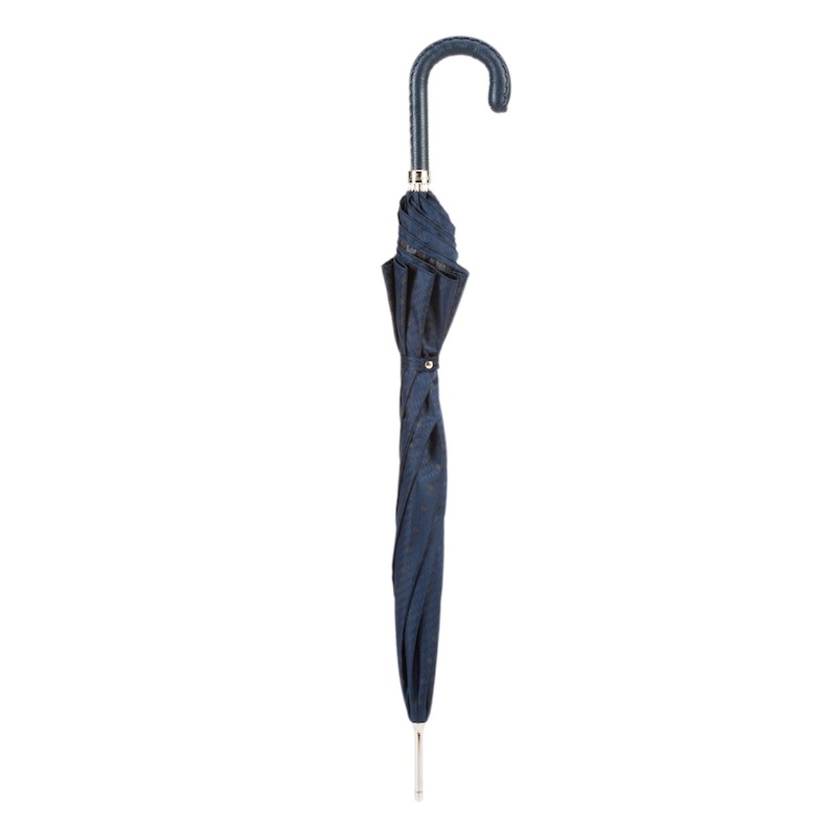 Casa Padrino Paraguas clásico para hombre con mango de cuero, hecho a mano en Italia, longitud 95cm, diámetro 110cm Casa Padrino Paraguas clásico para hombre con mango de cuero, hecho a mano en Italia, longitud 95cm, diámetro 110cm