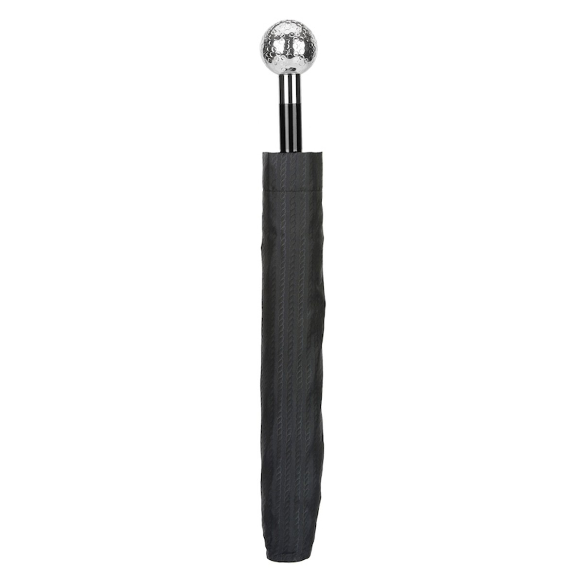Casa Padrino Paraguas Plegable de Lujo para Hombre con Mango de Pelota de Golf Plateada - Hecho a Mano en Italia - 50cm x 100cm Casa Padrino Paraguas Plegable de Lujo para Hombre con Mango de Pelota de Golf Plateada - Hecho a Mano en Italia - 50cm x 100cm
