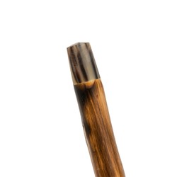 Casa Padrino Bastón de lujo con empuñadura de colmillo de facóquero - Hecho a mano en Italia, madera del Congo, 93 cm Casa Padrino Bastón de lujo con empuñadura de colmillo de facóquero - Hecho a mano en Italia, madera del Congo, 93 cm