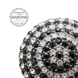 Casa Padrino Bastón de Lujo con Cristales Swarovski - Madera de Haya, Puntera de Latón, 92 cm Casa Padrino Bastón de Lujo con Cristales Swarovski - Madera de Haya, Puntera de Latón, 92 cm