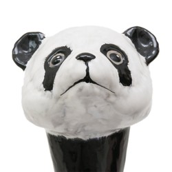 Casa Padrino Calzador de lujo Panda - Madera de haya, pala de ABS, mango de latón esmaltado - 50cm Casa Padrino Calzador de lujo Panda - Madera de haya, pala de ABS, mango de latón esmaltado - 50cm