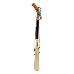 Casa Padrino Calzador de Lujo con Escorpión - Madera de Haya, Mango de Latón, 50 cm