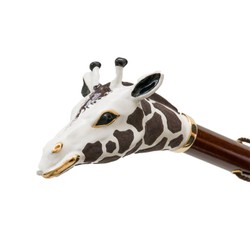 Casa Padrino Calzador de lujo con jirafa - Madera de haya, ABS y latón esmaltado - 50 cm
