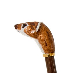 Casa Padrino Calzador de lujo con armiño - Mango de madera de haya, pala de ABS, empuñadura de latón esmaltado - 50cm Casa Padrino Calzador de lujo con armiño - Mango de madera de haya, pala de ABS, empuñadura de latón esmaltado - 50cm