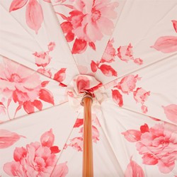 Casa Padrino Luxury Ladies Umbrella Rosa Oro Gold-Colored Resin Handle 93cm x 102cm Handmade Casa Padrino Luxury Ladies Umbrella Rosa Oro Gold-Colored Resin Handle 93cm x 102cm Handmade