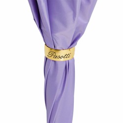 Casa Padrino Paraguas para mujer Fiori di Campo - Artesanía italiana, mango de latón, longitud 93cm, diámetro 102cm
