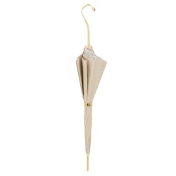 Casa Padrino Paraguas romantico para dama - Hecho a mano en Italia - Mango de laton - Longitud 93 cm - Diametro 102 cm