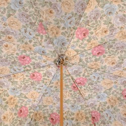 Casa Padrino Paraguas romantico para dama - Hecho a mano en Italia - Mango de laton - Longitud 93 cm - Diametro 102 cm
