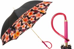 Casa Padrino Paraguas de lujo mujer Optical Flower - Hecho a mano en Italia - Mango de acetato - Longitud 93cm Casa Padrino Paraguas de lujo mujer Optical Flower - Hecho a mano en Italia - Mango de acetato - Longitud 93cm