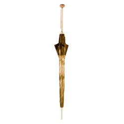 Casa Padrino Paraguas de Lujo para Mujer con Dalias Beige - Apertura Automática - 100% Poliéster - Mango Joya - 93cm x 102cm Casa Padrino Paraguas de Lujo para Mujer con Dalias Beige - Apertura Automática - 100% Poliéster - Mango Joya - 93cm x 102cm