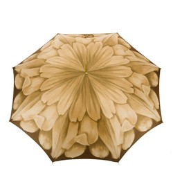 Casa Padrino Paraguas de Lujo para Mujer con Dalias Beige - Apertura Automática - 100% Poliéster - Mango Joya - 93cm x 102cm Casa Padrino Paraguas de Lujo para Mujer con Dalias Beige - Apertura Automática - 100% Poliéster - Mango Joya - 93cm x 102cm