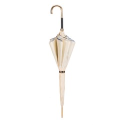 Casa Padrino Paraguas de lujo para mujer diseño jungla, doble tejido, mango de latón, longitud 93 cm, diámetro 102 cm Casa Padrino Paraguas de lujo para mujer diseño jungla, doble tejido, mango de latón, longitud 93 cm, diámetro 102 cm
