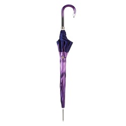 Casa Padrino Paraguas para mujer con dalias moradas - Apertura automática - 100% poliéster - Mango de acetato - Longitud 93cm - Diámetro 102cm Casa Padrino Paraguas para mujer con dalias moradas - Apertura automática - 100% poliéster - Mango de acetato - Longitud 93cm - Diámetro 102cm