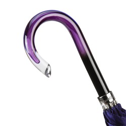 Casa Padrino Paraguas para mujer con dalias moradas - Apertura automática - 100% poliéster - Mango de acetato - Longitud 93cm - Diámetro 102cm Casa Padrino Paraguas para mujer con dalias moradas - Apertura automática - 100% poliéster - Mango de acetato - Longitud 93cm - Diámetro 102cm