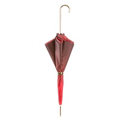 Casa Padrino Paraguas de lujo para mujer con ramo de rosas, doble tejido, mango de latón, 93cm
