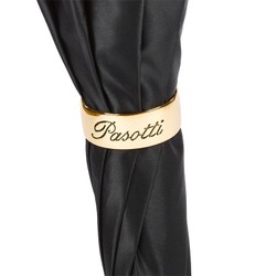 Casa Padrino Paraguas de lujo para mujer exterior negro con dalias rojas, tela doble, mango de latón, longitud 93cm, diámetro 102cm Casa Padrino Paraguas de lujo para mujer exterior negro con dalias rojas, tela doble, mango de latón, longitud 93cm, diámetro 102cm