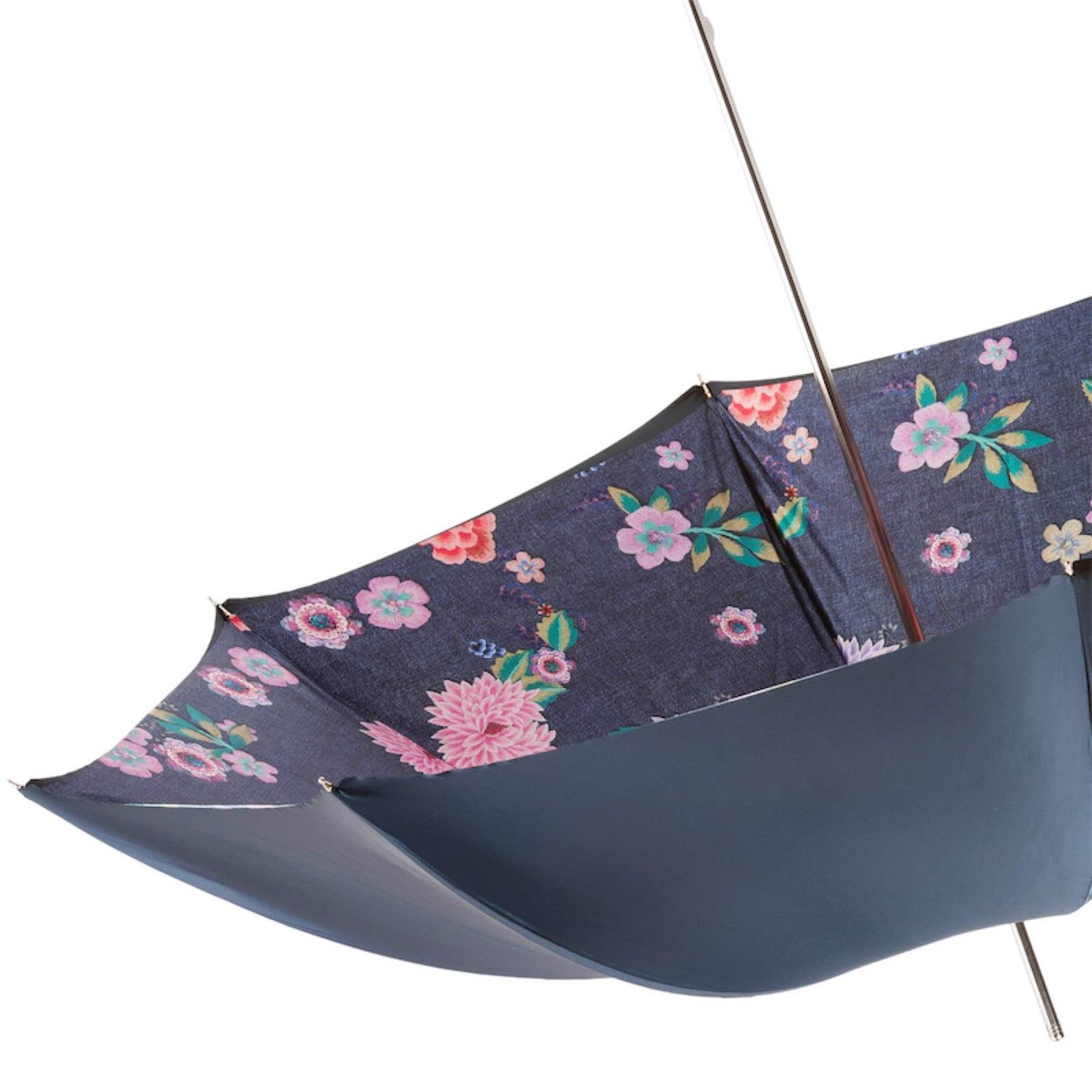 Casa Padrino Paraguas de lujo para mujer con motivo vaquero y flores hecho a mano 93cm Casa Padrino Paraguas de lujo para mujer con motivo vaquero y flores hecho a mano 93cm