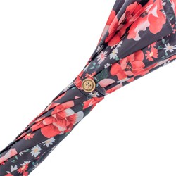 Casa Padrino Paraguas de lujo para mujer Anémonas con apertura automática, mango de acetato, L 93cm, D 102cm