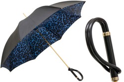 Casa Padrino Paraguas de lujo para mujer con estampado animal - Apertura manual - Mango de acetato - 93cm x 102cm Casa Padrino Paraguas de lujo para mujer con estampado animal - Apertura manual - Mango de acetato - 93cm x 102cm