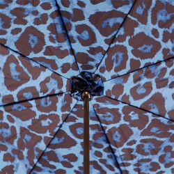 Casa Padrino Paraguas de lujo para mujer con estampado animal - Apertura manual - Mango de acetato - 93cm x 102cm Casa Padrino Paraguas de lujo para mujer con estampado animal - Apertura manual - Mango de acetato - 93cm x 102cm