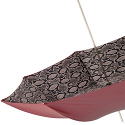 Casa Padrino Paraguas de lujo para mujer estilo Pitón hecho a mano en Italia 93 cm Longitud 102 cm Diámetro