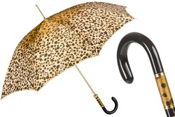 Casa Padrino Paraguas de lujo para mujer con lunares - Hecho a mano en Italia - Longitud 93 cm, Diámetro 102 cm