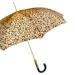 Casa Padrino Paraguas de lujo para mujer con lunares - Hecho a mano en Italia - Longitud 93 cm, Diámetro 102 cm