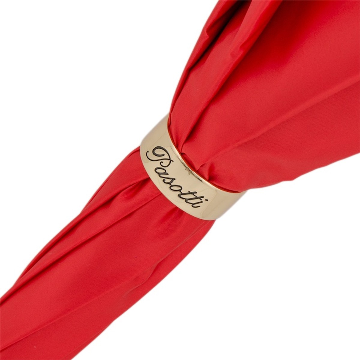 Casa Padrino Paraguas de lujo para mujer con lunares rojos, doble tela, mango de latón, longitud 93cm, diámetro 102cm Casa Padrino Paraguas de lujo para mujer con lunares rojos, doble tela, mango de latón, longitud 93cm, diámetro 102cm