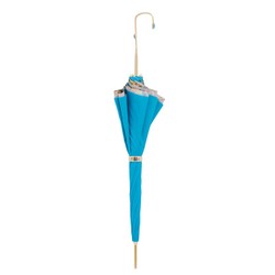 Casa Padrino Paraguas de lujo mujer con estampado animal, doble tejido, mango de latón, longitud 93cm, diámetro 102cm Casa Padrino Paraguas de lujo mujer con estampado animal, doble tejido, mango de latón, longitud 93cm, diámetro 102cm