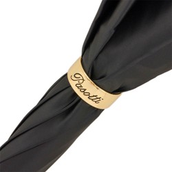Casa Padrino Paraguas de lujo para mujer GLAMOUR - Hecho a mano en Italia - Apertura manual - 100% Poliéster - Mango de acetato - 93cm x 102cm