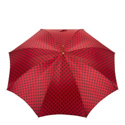 Casa Padrino Paraguas de lujo para mujer a Topos Rojo Negro 93cm Diámetro 102cm Casa Padrino Paraguas de lujo para mujer a Topos Rojo Negro 93cm Diámetro 102cm
