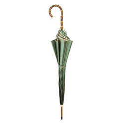 Casa Padrino Paraguas para mujer con motivos de estribos y mango de bambú - Doble tejido - 93cm x 102cm