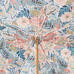 Casa Padrino Paraguas de lujo para mujer Koala - Apertura manual - 100% Poliéster - Mango de latón esmaltado - 93cm x 102cm