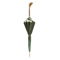 Casa Padrino Paraguas de lujo para mujer con abeja Swarovski - Hecho a mano en Italia - Mango de latón - 93cm