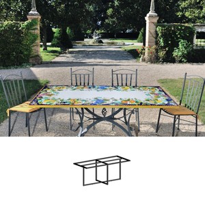 Casa Padrino Luxury Art Nouveau Garden Table Fruit and Blossoms 200 x 100 cm - Rectangular Dining Table in Hand-Painted Lava Stone - Restaurant Furniture - Made in Italy Casa Padrino Luxury Art Nouveau Garden Table Fruit and Blossoms 200 x 100 cm - Rectangular Dining Table in Hand-Painted Lava Stone - Restaurant Furniture - Made in Italy