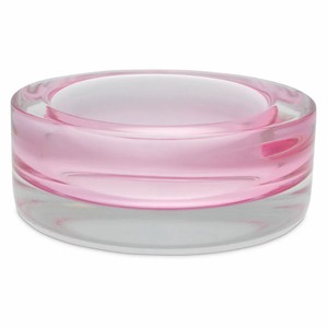 Casa Padrino Luxury Glass Bowl Light Pink Ø 20 x H. 11 cm - Decorative Bowl Made of Mouth Blown Glass - Luxury Decorative Accessories