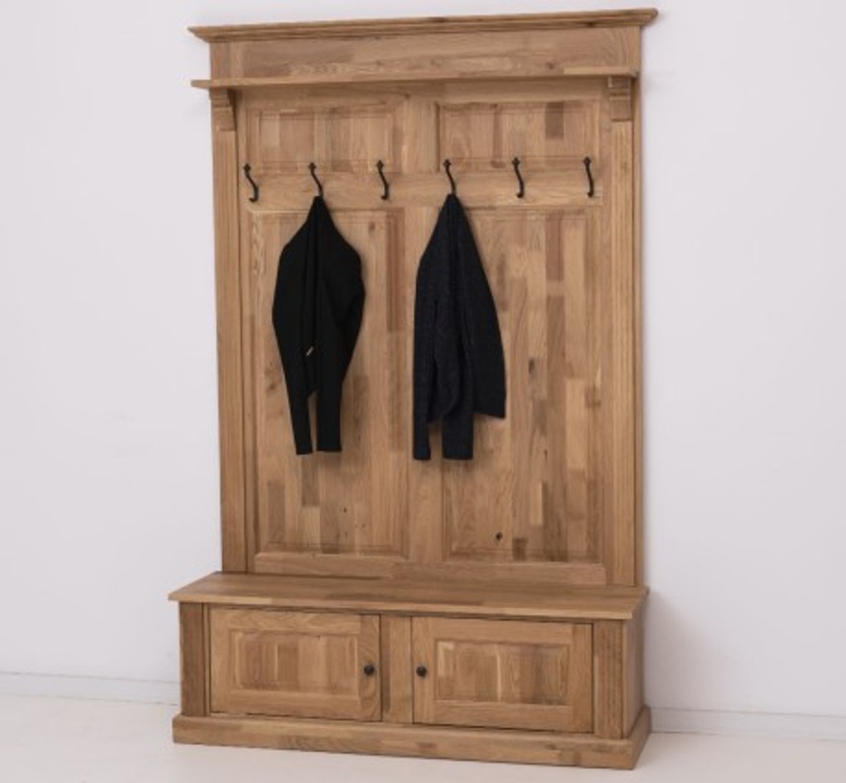 Casa Padrino Coat Rack Country Style with 2 doors, 140 x 41 x 210 cm Casa Padrino Coat Rack Country Style with 2 doors, 140 x 41 x 210 cm