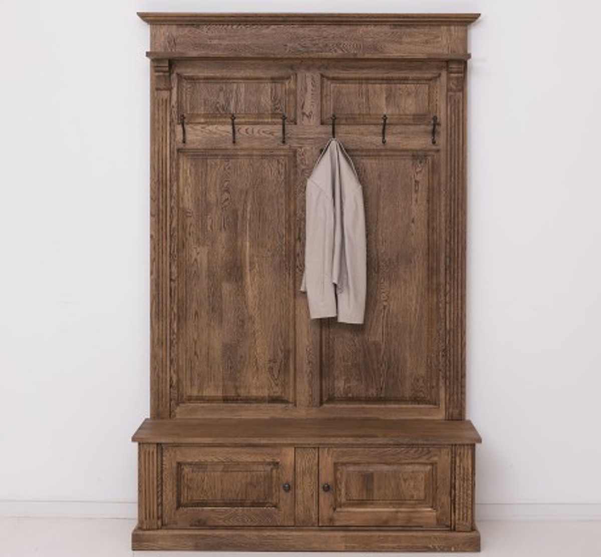 Casa Padrino Coat Rack Country Style with 2 doors, 140 x 41 x 210 cm Casa Padrino Coat Rack Country Style with 2 doors, 140 x 41 x 210 cm