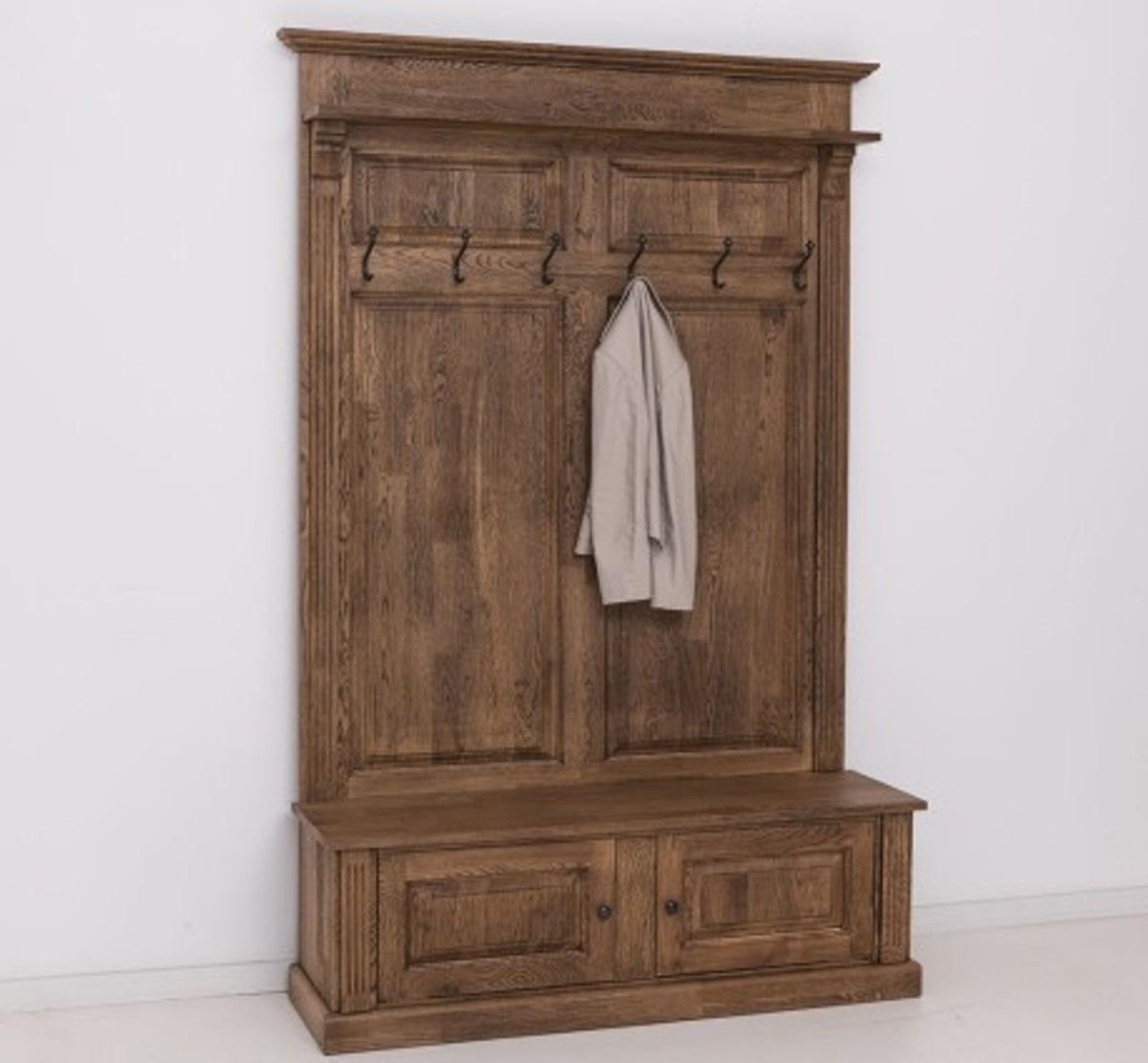 Casa Padrino Coat Rack Country Style with 2 doors, 140 x 41 x 210 cm Casa Padrino Coat Rack Country Style with 2 doors, 140 x 41 x 210 cm